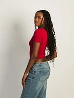 HARLOW SQUARENECK SEAMLESS TEE