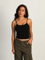 HARLOW SABRINA TANK - BLACK