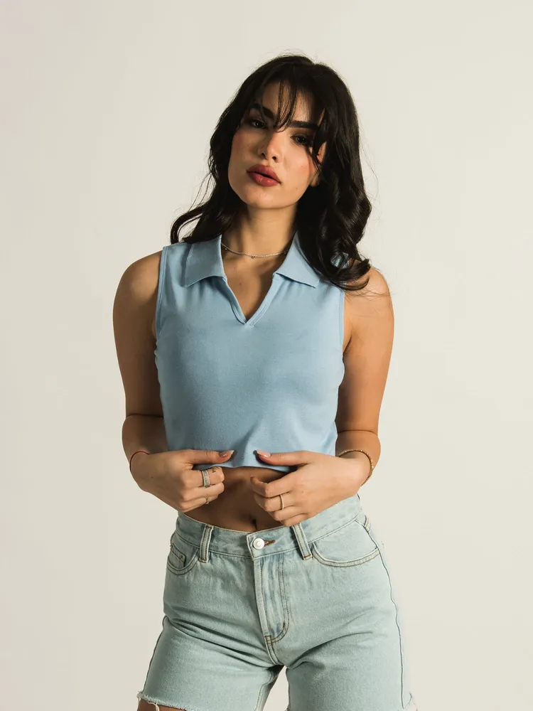 HARLOW NAOMI POLO TANK TOP