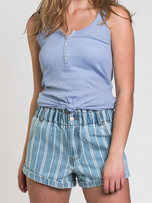 HARLOW HENLEY RIB TANK