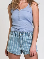 HARLOW HENLEY RIB TANK - CLEARANCE