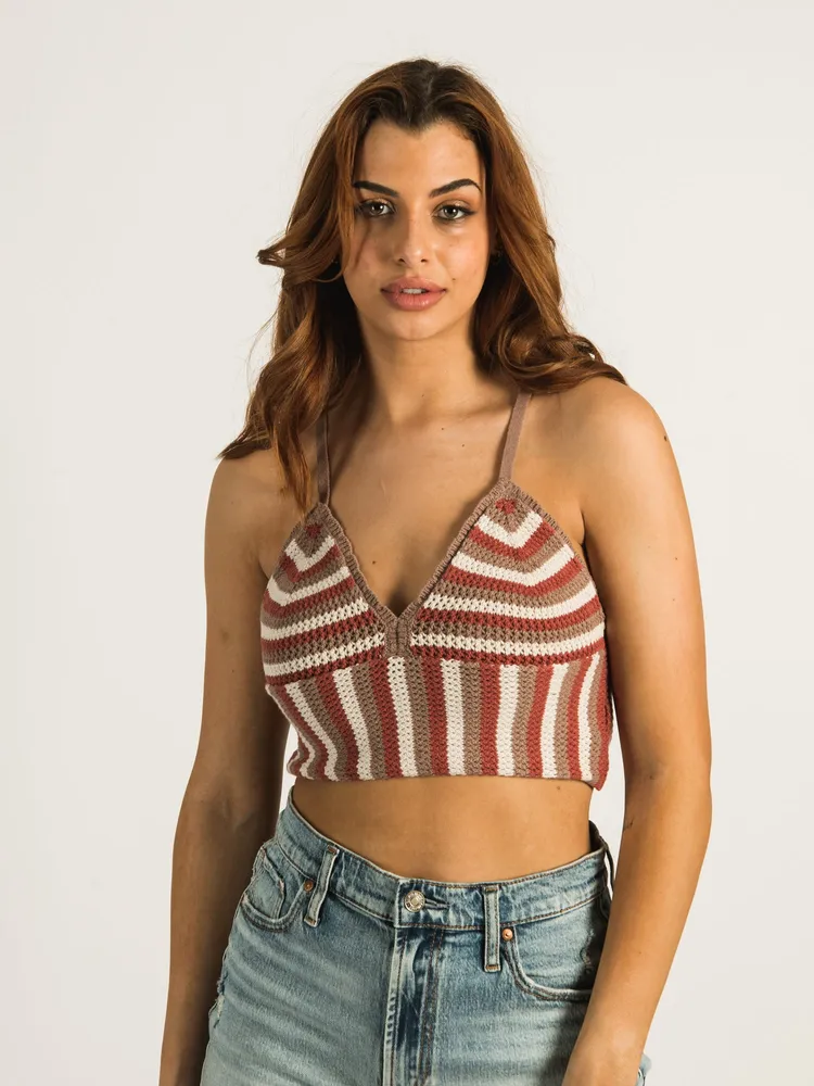 HARLOW ALEXIS CROCHET TANK TOP