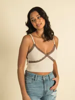 HARLOW LACE V-NECK TANK TOP
