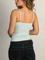 HARLOW ESSENTIAL DUO TANK TOP - CRYSTAL BLUE