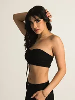 HARLOW TWIST HALTER TOP