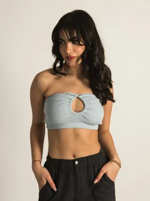 HARLOW TWIST HALTER TOP