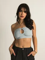 HARLOW TWIST HALTER TOP
