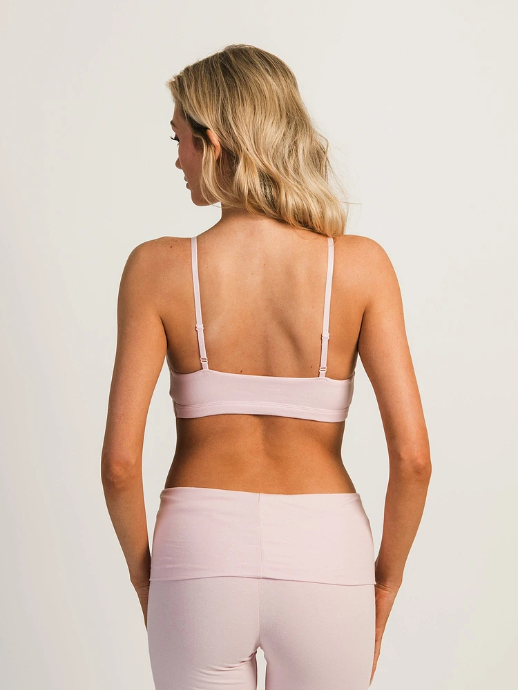 HARLOW CLASSIC SCOOP BRALETTE - LIGHT PINK