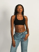 HARLOW RACERBACK BRALETTE - BLACK