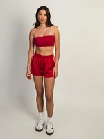 HARLOW BETHANNY BANDEAU - PORT RED