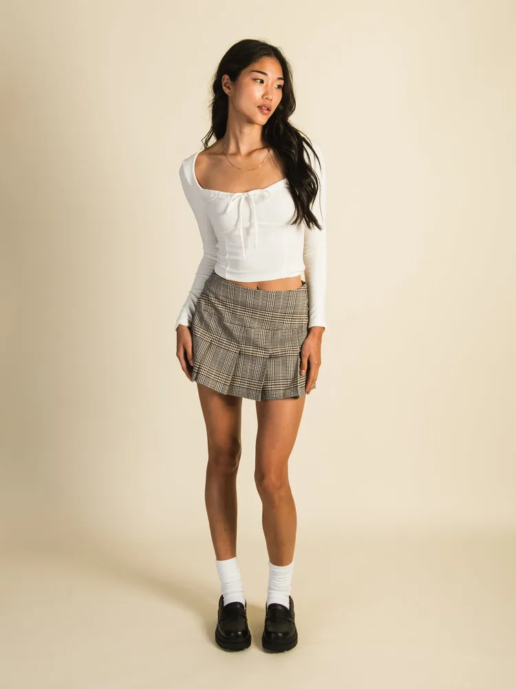 HARLOW MAE LONG SLEEVE TEE - CREAM