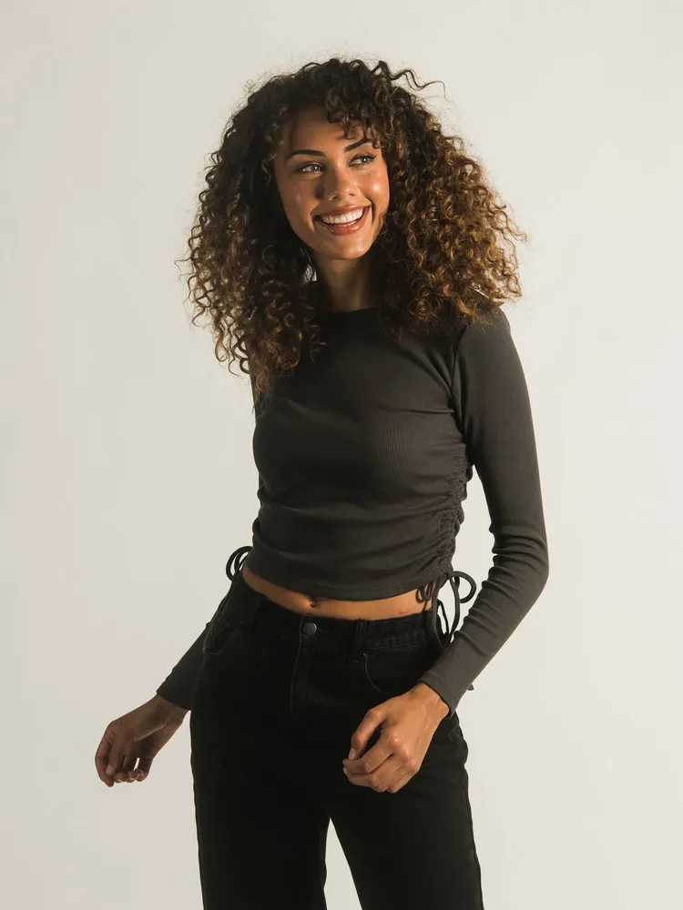 HARLOW RACHEL RUCHED LONG SLEEVE