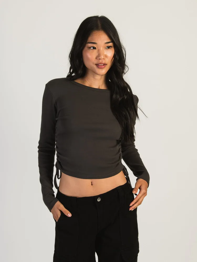 HARLOW RACHEL RUCHED LONG SLEEVE