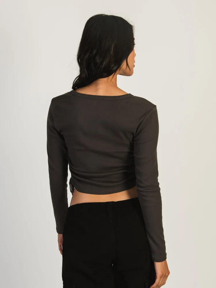 HARLOW RACHEL RUCHED LONG SLEEVE