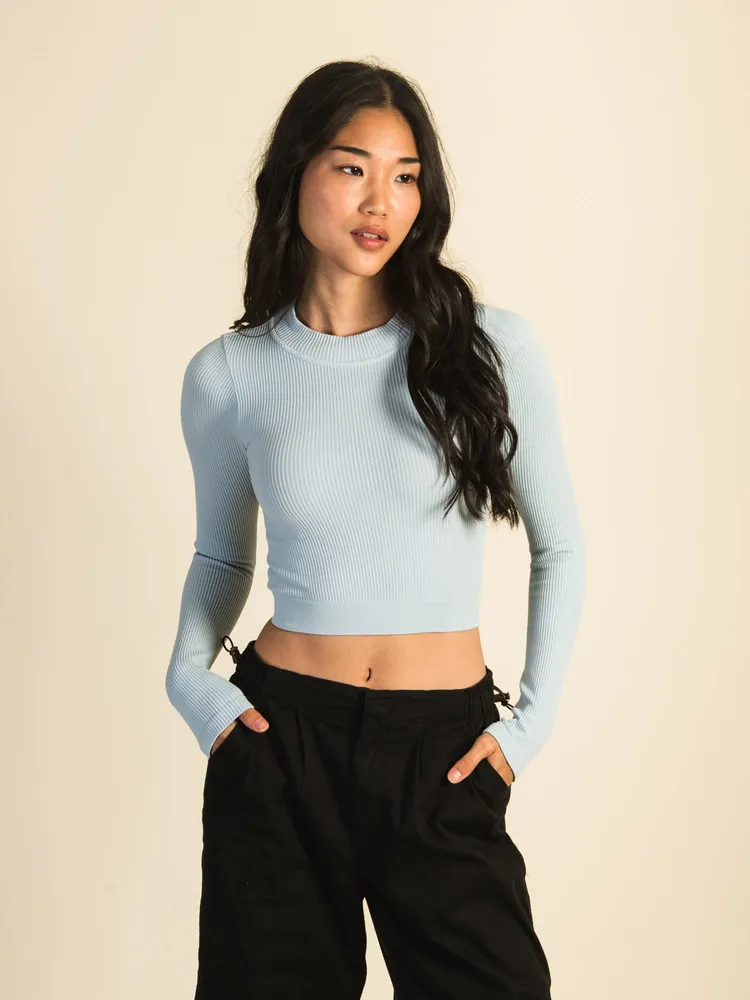 HARLOW SEAMLESS LONG SLEEVE MOCKNECK