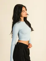 HARLOW SEAMLESS LONG SLEEVE MOCKNECK