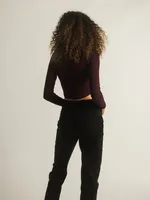 HARLOW MERCEDES LONG SLEEVE HENLEY - CLEARANCE