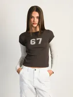 HARLOW TOMMY LONG SLEEVE TEE - 67