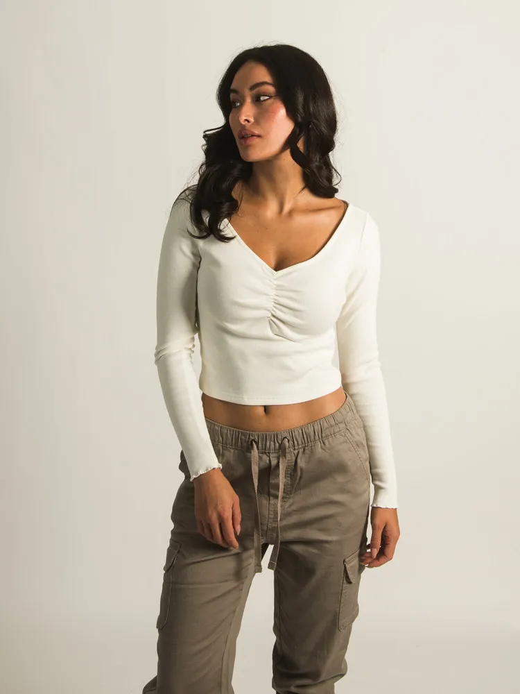 HARLOW KYLIE LONG SLEEVE VNECK