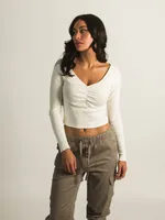 HARLOW KYLIE LONG SLEEVE VNECK