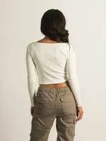 HARLOW KYLIE LONG SLEEVE VNECK