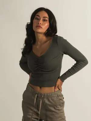 HARLOW KYLIE LONG SLEEVE VNECK