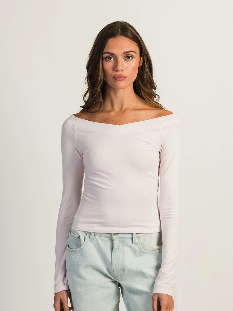 HARLOW CHLOE LONGSLEEVE - BABY PINK