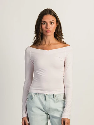 T-SHIRT HARLOW CHLOE MANCHES LONGUES – ROSE BB