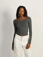 HARLOW CHLOE LONG SLEEVE - STONE