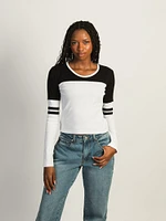 HARLOW RHOADES LONG SLEEVE - BLACK AND WHITE