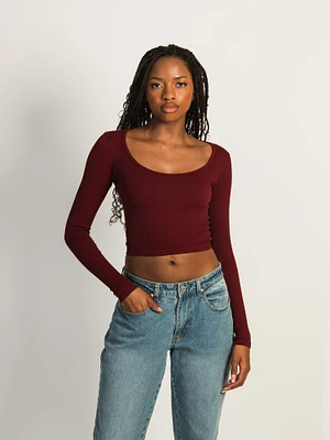 HARLOW SEAMLESS SQUARENECK LONG SLEEVE