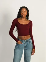 HARLOW SEAMLESS SQUARENECK LONG SLEEVE