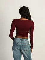 HARLOW SEAMLESS SQUARENECK LONG SLEEVE