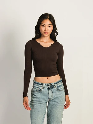 HARLOW HARPER NOTCH LONG SLEEVE