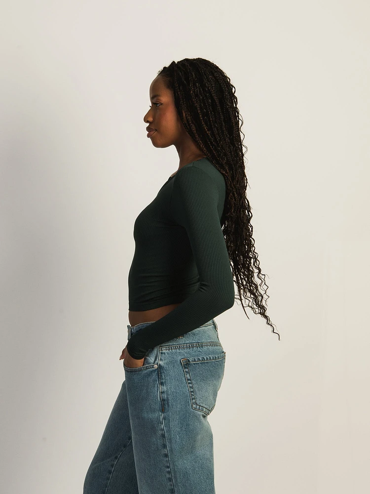 HARLOW HARPER NOTCH LONG SLEEVE