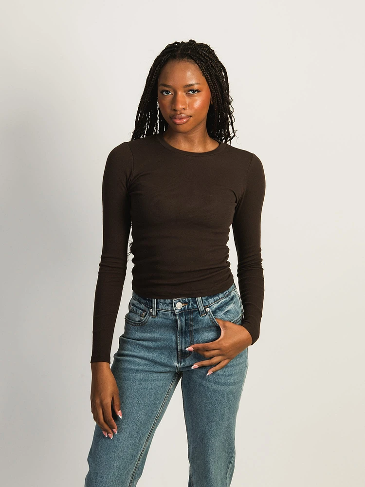 HARLOW ESSENTIAL LONG SLEEVE CREWNECK