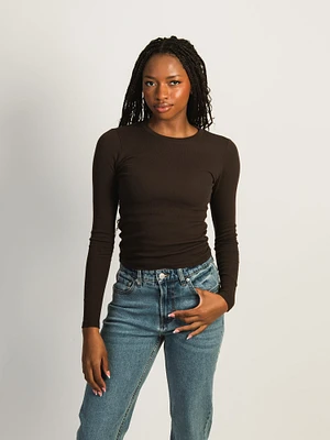 HARLOW ESSENTIAL LONG SLEEVE CREWNECK