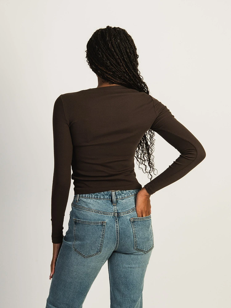 HARLOW ESSENTIAL LONG SLEEVE CREWNECK