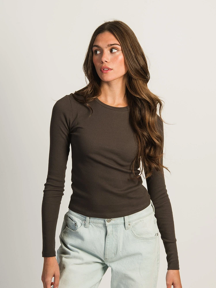 HARLOW ESSENTIAL LONG SLEEVE CREWNECK