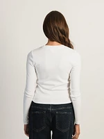 T-SHIRT RAS DU COU HARLOW ESSENTIAL MANCHES LONGUES