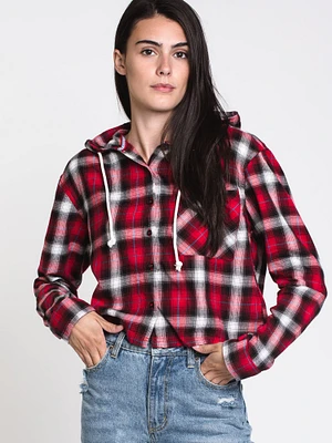 WOMENS MIA CROPPED PLAID - CLEARANCE