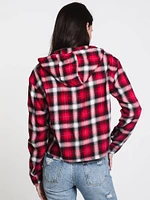 WOMENS MIA CROPPED PLAID - CLEARANCE