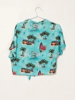 HARLOW CAMP TIE UP SHIRT