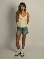 HARLOW DELILAH TANK TOP - YELLOW