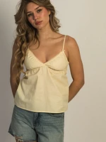 HARLOW DELILAH TANK TOP - YELLOW
