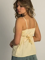 HARLOW DELILAH TANK TOP - YELLOW