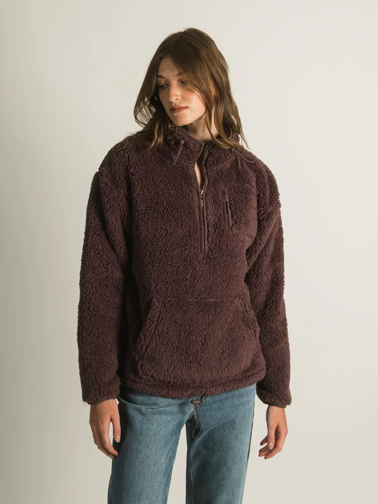 HARLOW TEDDY 1/2 ZIP SHERPA