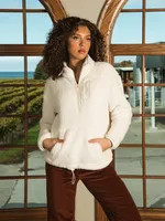 HARLOW TEDDY 1/2 ZIP SHERPA