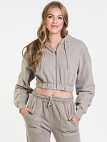 HARLOW NADIA ZIP FRONT HOODIE - CLEARANCE