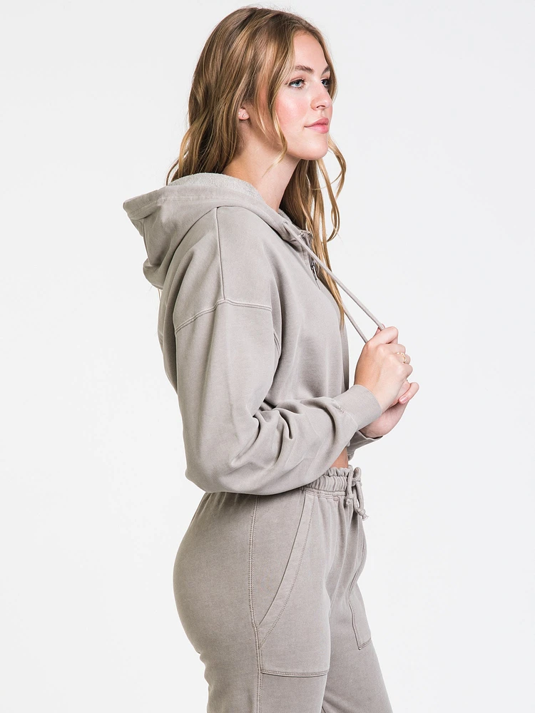 HARLOW NADIA ZIP FRONT HOODIE - CLEARANCE